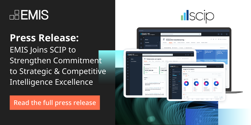 EMIS Joins SCIP to Strengthen Commitment to Strategic & Competitive Intelligence Excellence