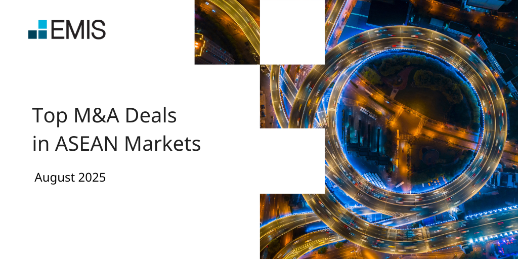 August 2025 top M&A deals in ASEAN markets
